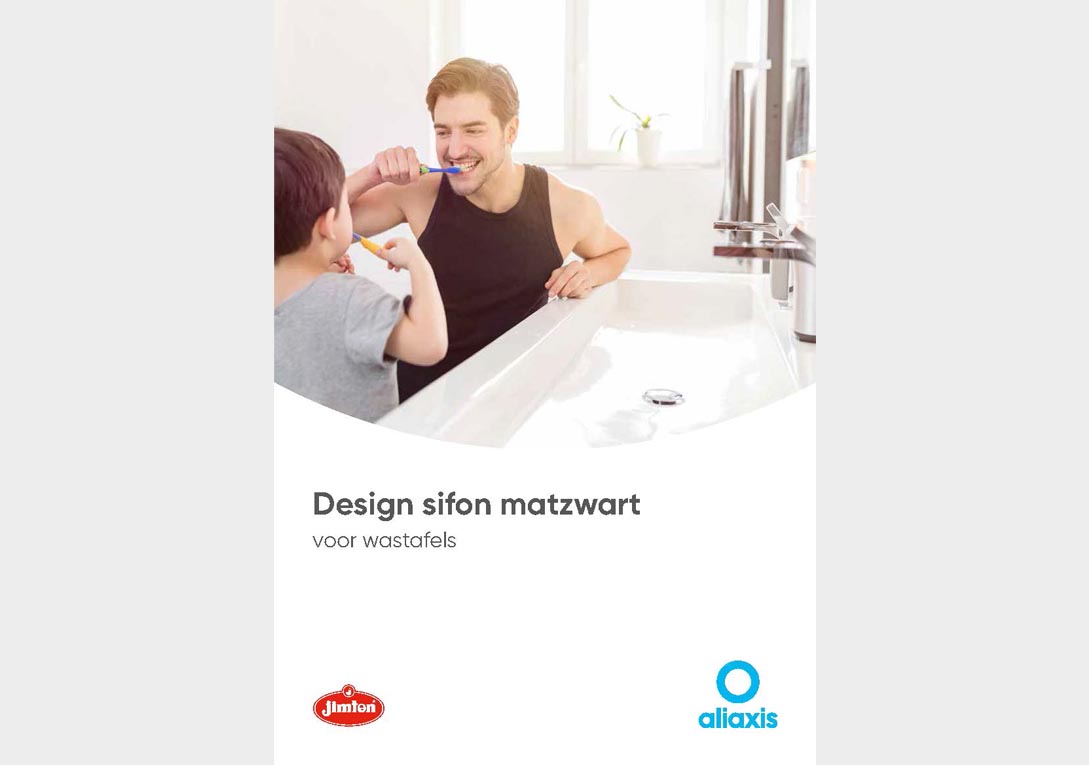 Design sifon matzwart leaflet