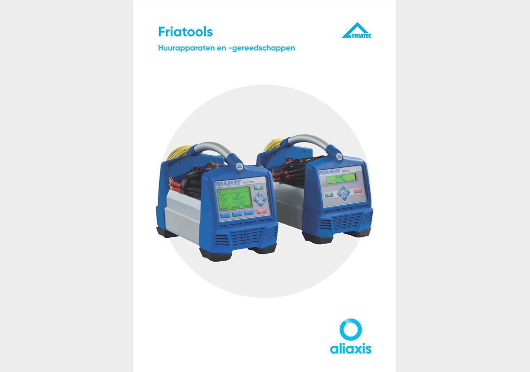 Friatools verhuurservice leaflet