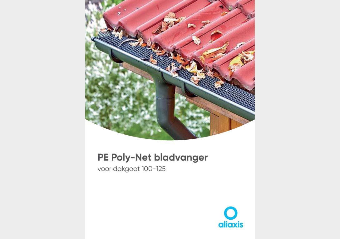 Poly-Net bladvanger leaflet
