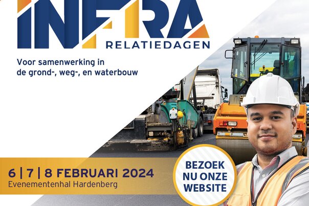 Wij staan op de Infra Relatiedagen Hardenberg