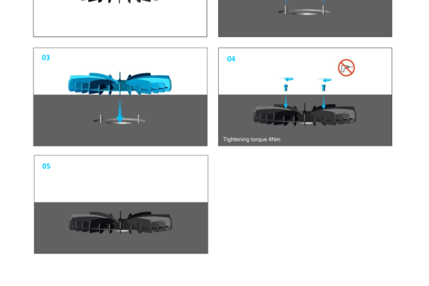 Akasison air baffle ø420mm with fixing bolts - code 749053