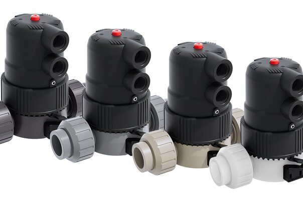 CK/CP: de nieuwe compacte membraanafsluiter met DualBlock®-technologie en pneumatische aandrijving