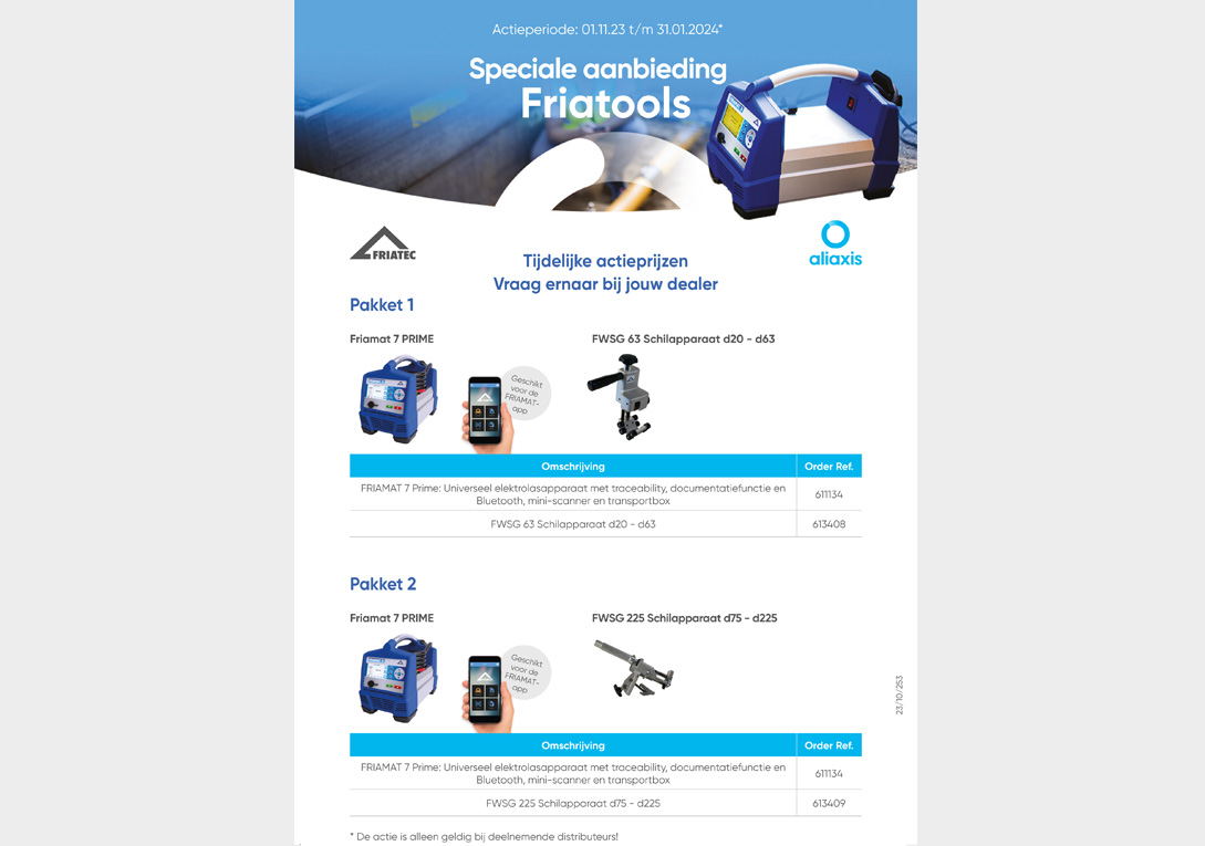 Friatools actieflyer